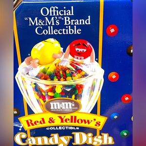 Vintage M&M Candy Dish – Late 90s/Early 2000s Collectible!